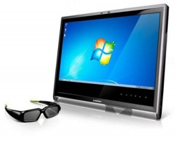 Lenovo L2363d 3D Gaming Monitor With nVidia 3D Vision
