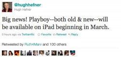 Playboy Magazine coming to iPad in March
