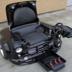 Gaming seat made from a Mini Cooper