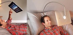 Hanfree stand for your iPad is like a baby mobile for adults