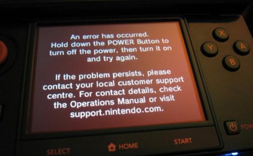 Nintendo 3DS suffering from Black Screen Of Death?