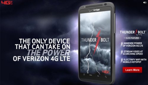 HTC Thunderbolt now available