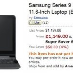 Samsung's 11.6-inch Series 9 available for pre-order at Amazon