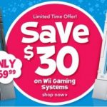 Nintendo Wii at Toys R Us and Best Buy for $169.99