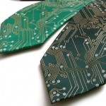 Circuit Board Neck Tie is Geek Chic