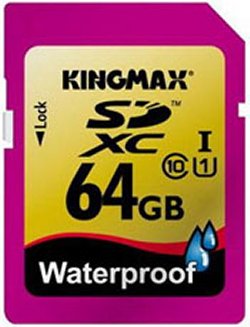 Kingmax Waterproof 64GB SDXC Memory Card