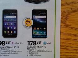 Samsung Infuse hits Walmart in May for $179