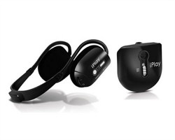 iPlay WH-1155-Black 2-Channel Wireless Headphones