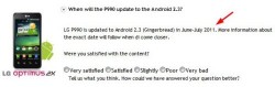 LG Optimus 2X to get Gingerbread in mid-2011