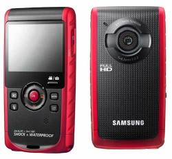 Samsung W200 shock + waterproof pocket cam with full HD video