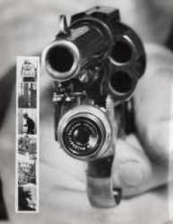 Revolver Camera shoots a bullet, takes a picture