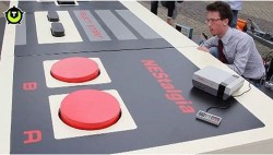 World's largest NES Controller actually works, if you are a giant