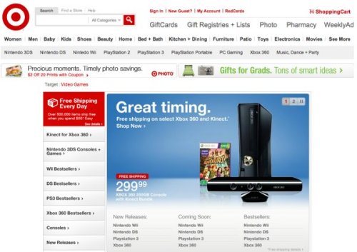 Xbox 360 250GB Kinect bundle dropping to $299.99?