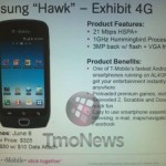 Samsung Exhibit 4G coming to T-Mobile on June 8th