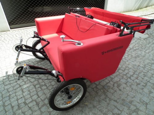 Travel in comfort with the Sofa Bike