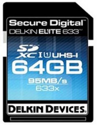 Delkin 64GB Elite633 SDXC Card Ships