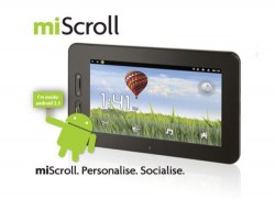 miScroll Android Tablet From Storage Options
