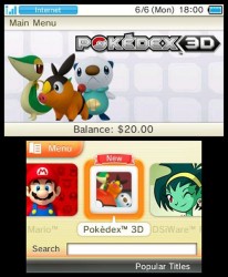 Nintendo 3DS June 6 update: free Excitebike, Pokedex 3D