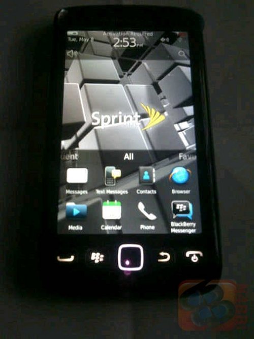 Sprint Branded BlackBerry Torch 9850 Surfaces