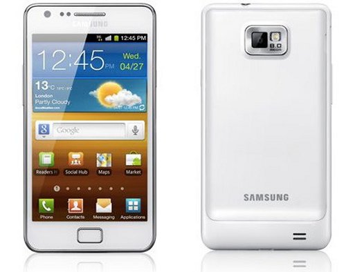 White Galaxy S II leaks