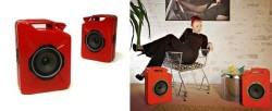 Jerrycan Gas Can speakers