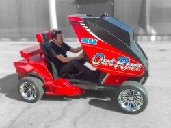 Out Run arcade game lets you game and drive