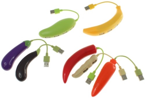 Fruit and vegetable usb hubs